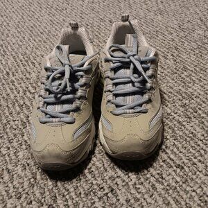 Skechers Woman's 6 Dlites Grey and light Blue